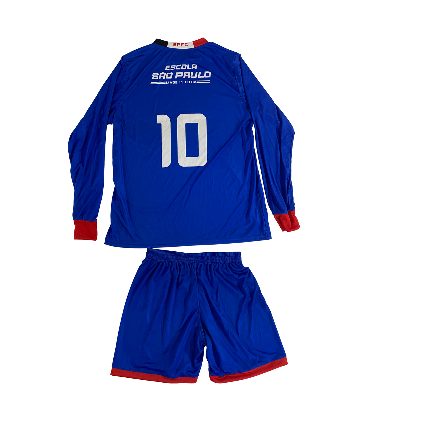 KIT UNIFORME 3 – MODELO MANGA LONGA (ESCOLAS SPFC)
