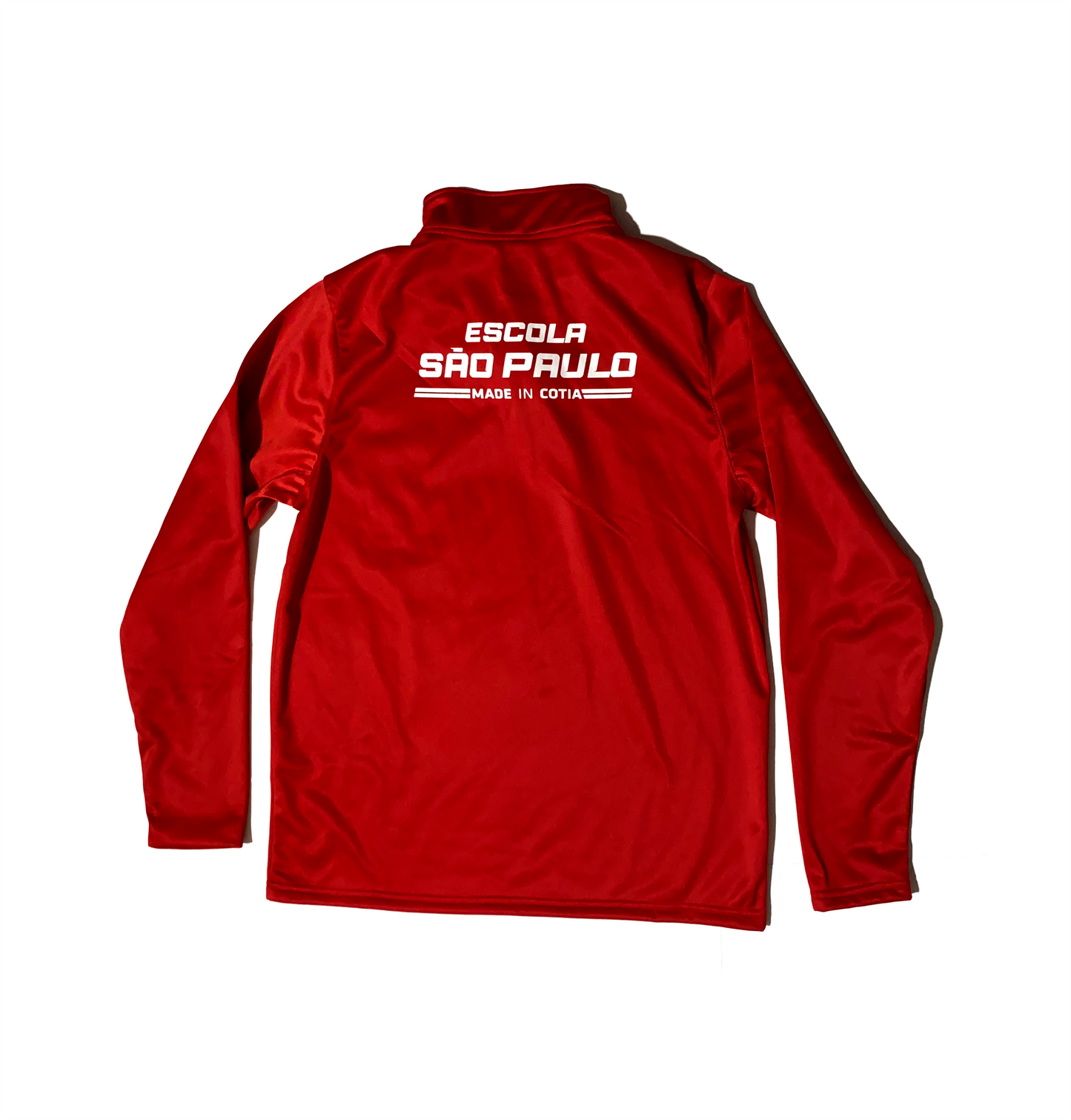 BLUSA MEIO ZÍPER ( VERMELHO )– BORDADO