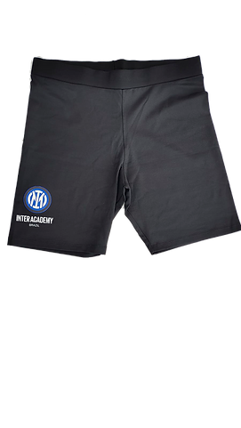 Short Feminino em Lycra – Inter Academy Brazil ( PRETO )