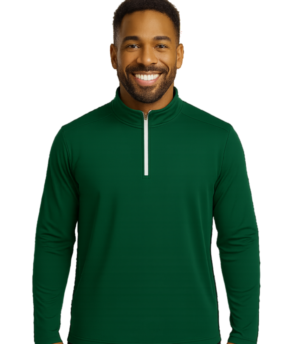 MEIO ZÍPER MASCULINO VERDE  – CONFORTO, ESTILO E PERFORMANCE