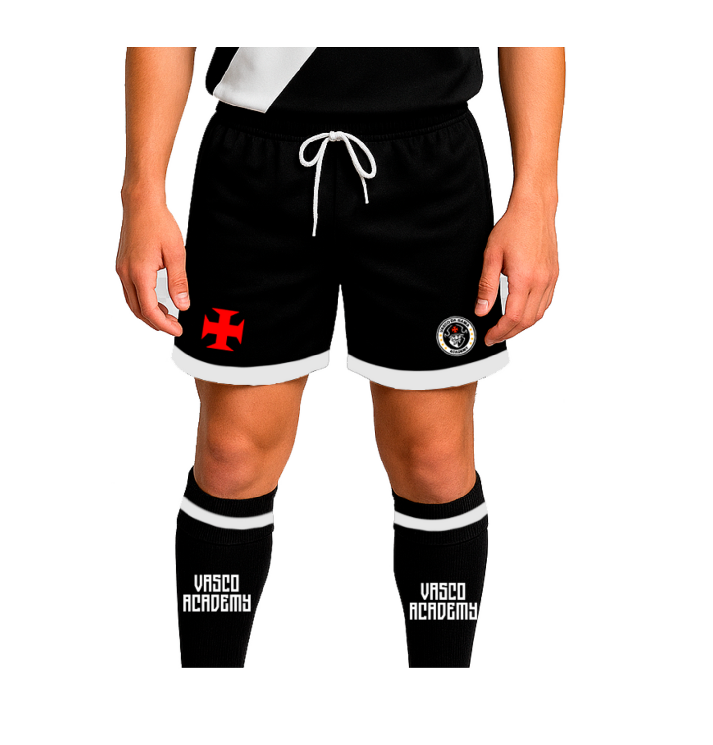 CALÇÕES DE JOGO – MODELOS 1 E 2 (Preto e Branco) (VG028)