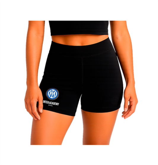Short Feminino em Lycra – Inter Academy Brazil ( PRETO )