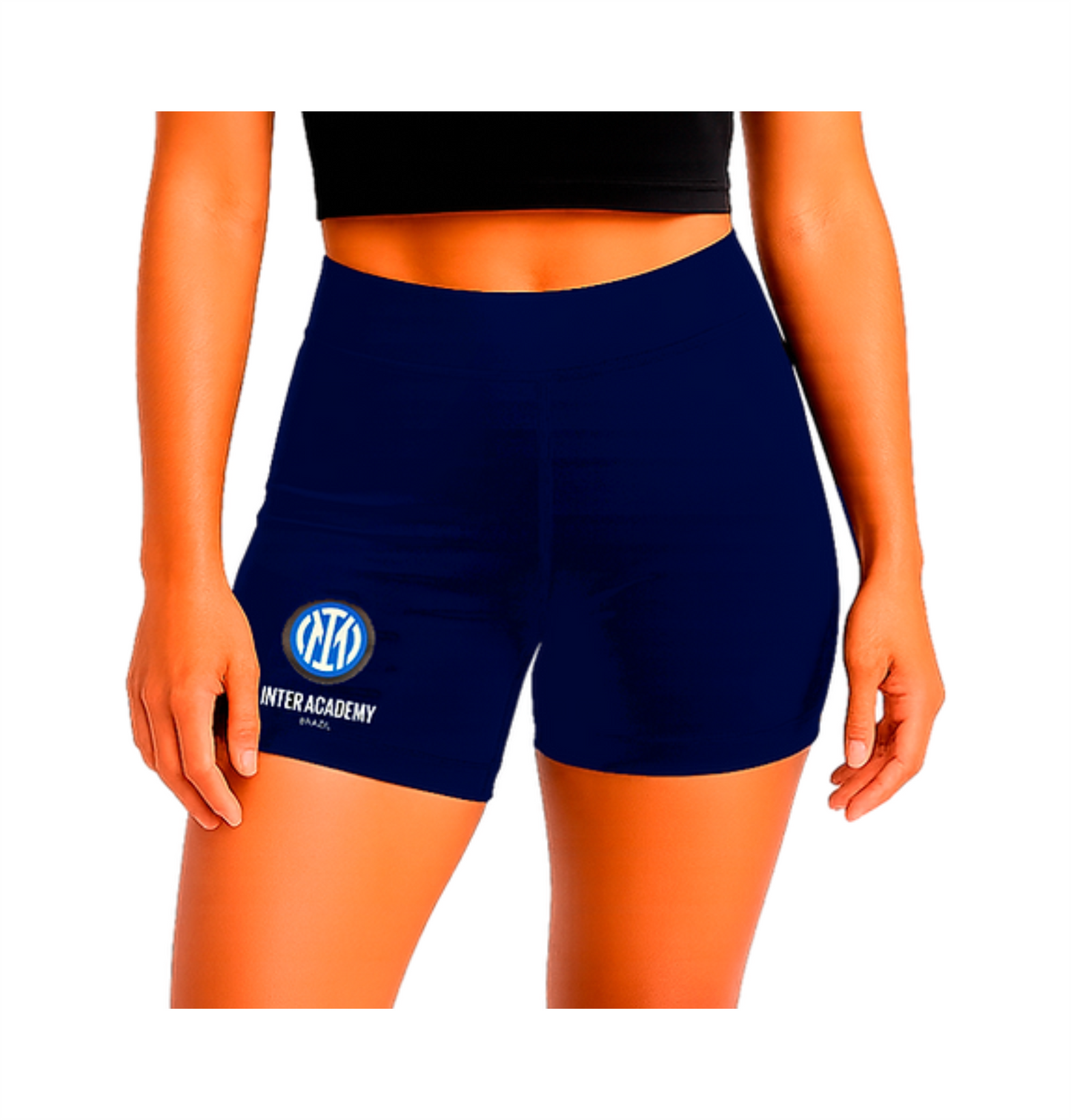 Short Feminino em Lycra – Inter Academy Brazil ( MARINHO )