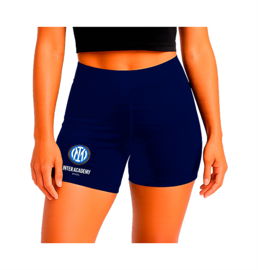 Short Feminino em Lycra – Inter Academy Brazil ( MARINHO )