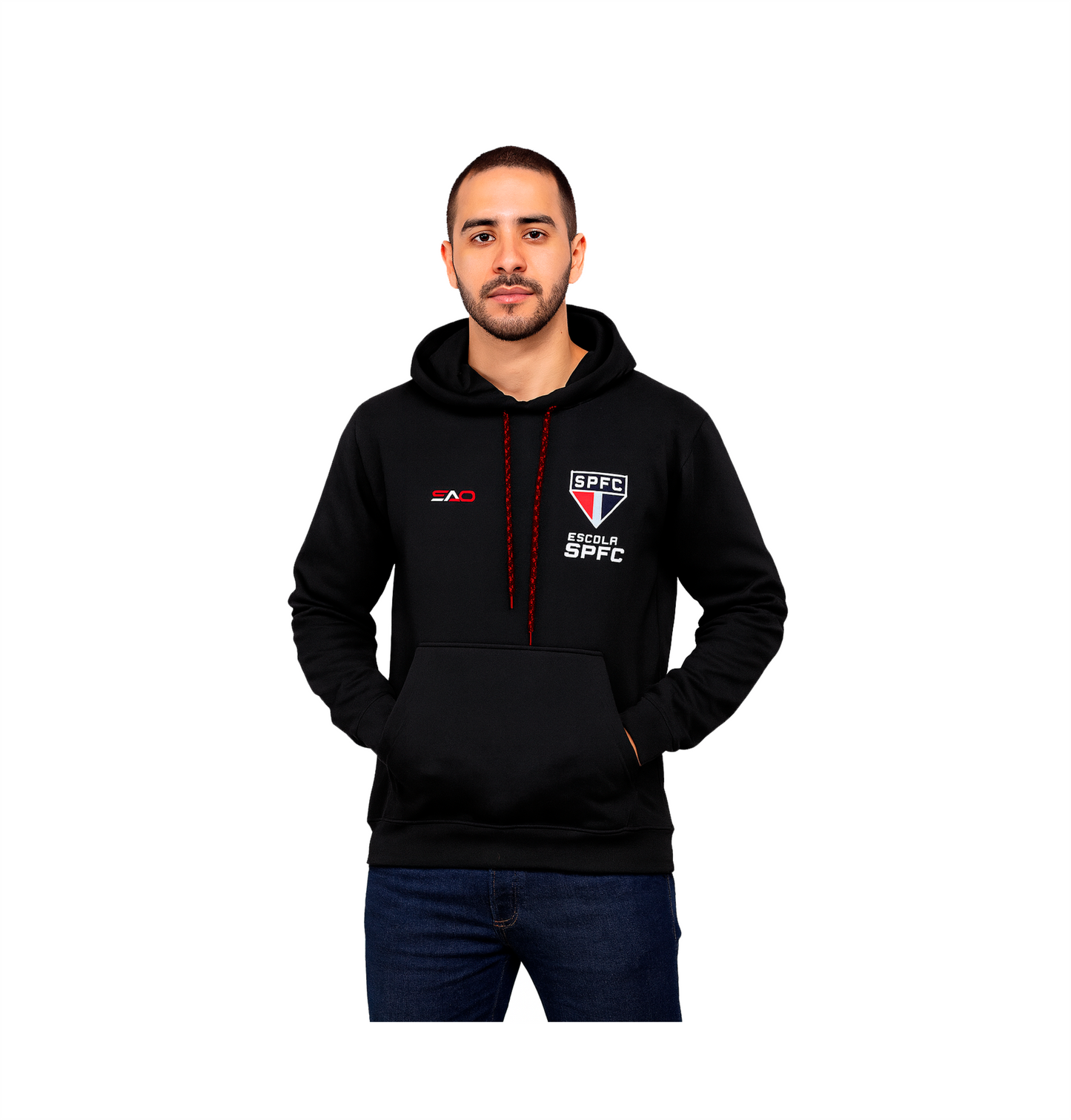 BLUSA COM CAPUZ – OFICIAL ESCOLAS DE FUTEBOL SÃO PAULO FC (SAO)