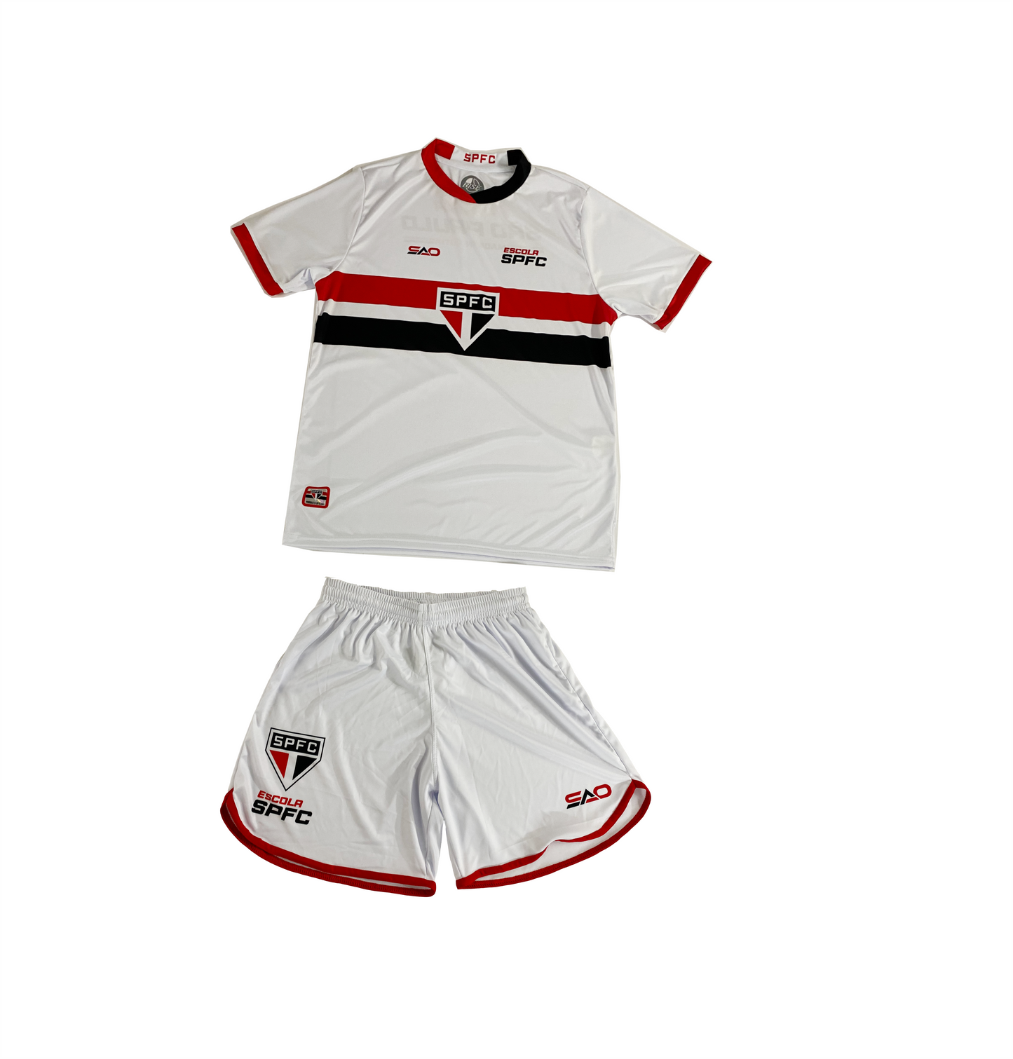 UNIFORME DE JOGO FEMININO – MODELO 1 (ESCOLAS SPFC)