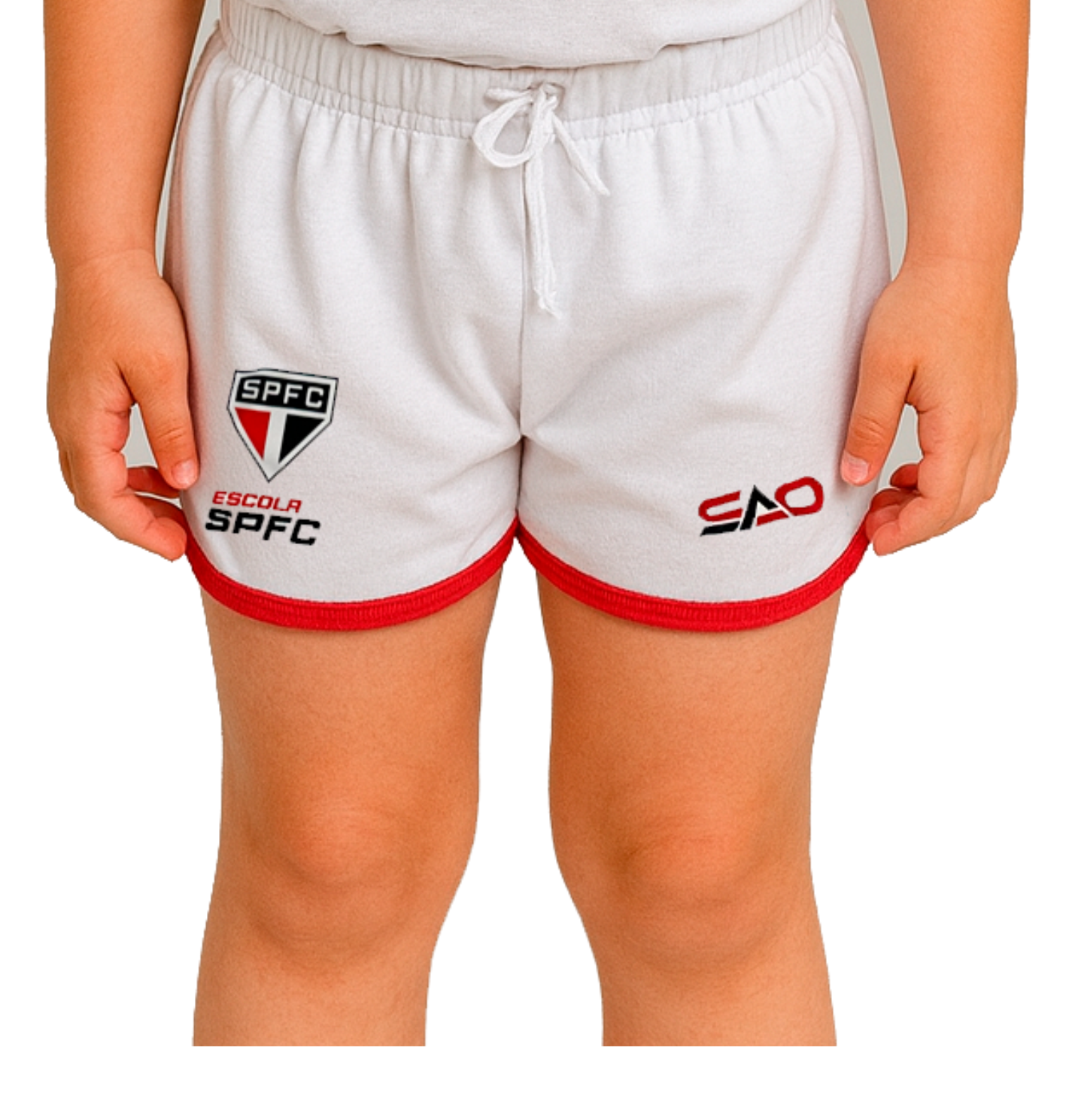 CALÇÃO DE JOGO FEMININO – MODELO 1 (ESCOLAS SPFC)