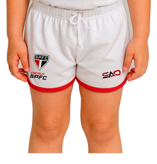 CALÇÃO DE JOGO FEMININO – MODELO 1 (ESCOLAS SPFC)