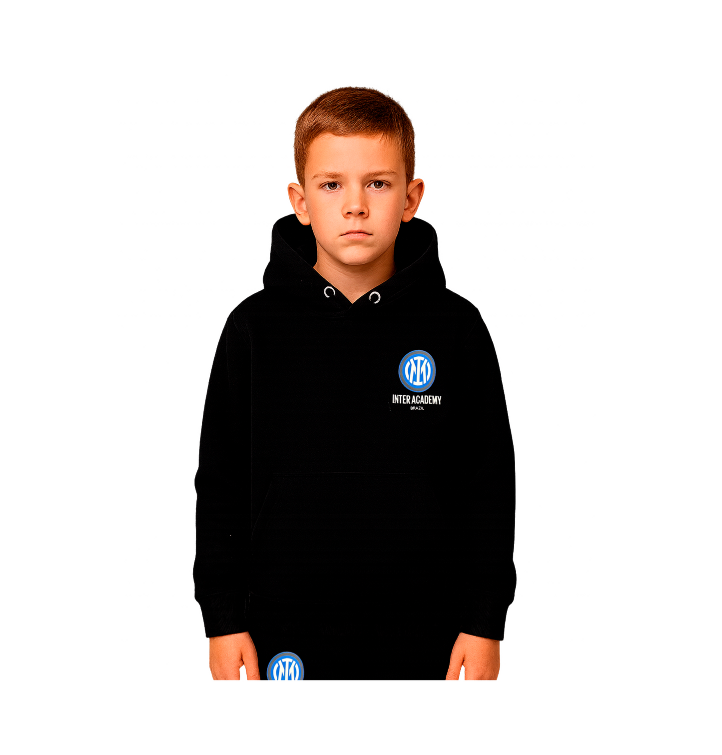 Blusa de Moletom com Capuz– Inter Academy Brazil