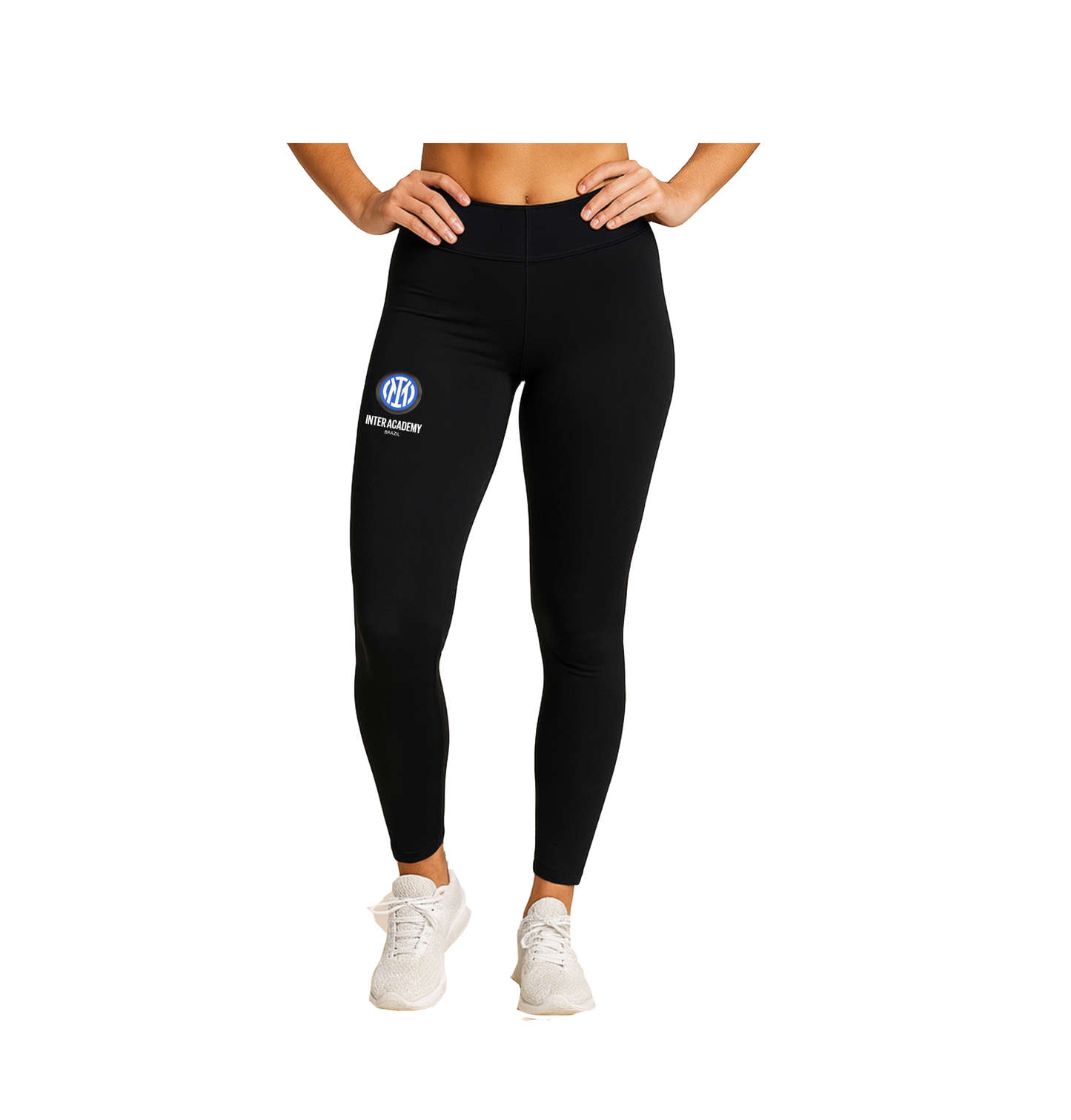 Calça Legging em Lycra – Inter Academy Brazil ( PRETA )