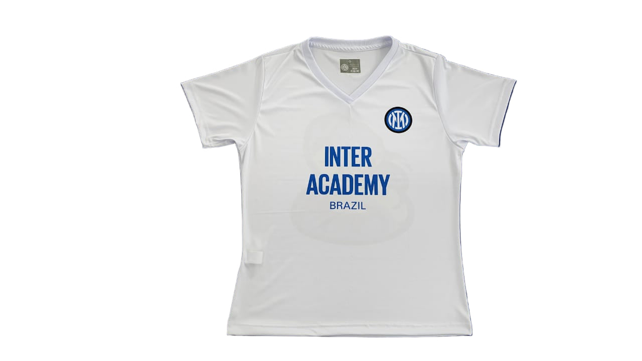 Camisa de Passeio Feminina – Inter Academy Brazil ( Branca )