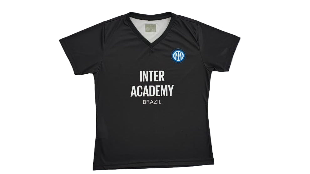 Camisa de Passeio Feminina – Inter Academy Brazil ( PRETA )