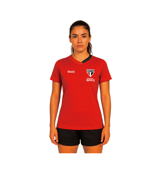 CAMISA PASSEIO FEMININA( VERMELHA )– MODELO 1