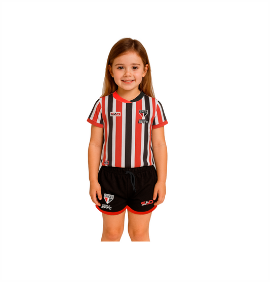 UNIFORME DE JOGO FEMININO – MODELO 2 (ESCOLAS SPFC)