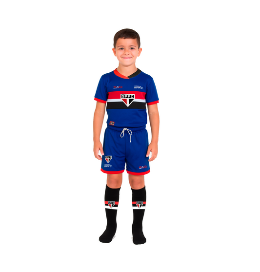 KIT UNIFORME 3 – MODELO MANGA CURTA (ESCOLAS SPFC