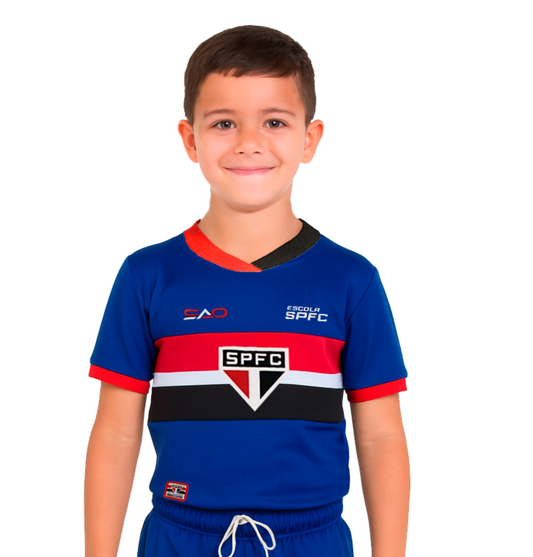 CAMISA UNIFORME 3 – MODELO MANGA CURTA (ESCOLAS SPFC)