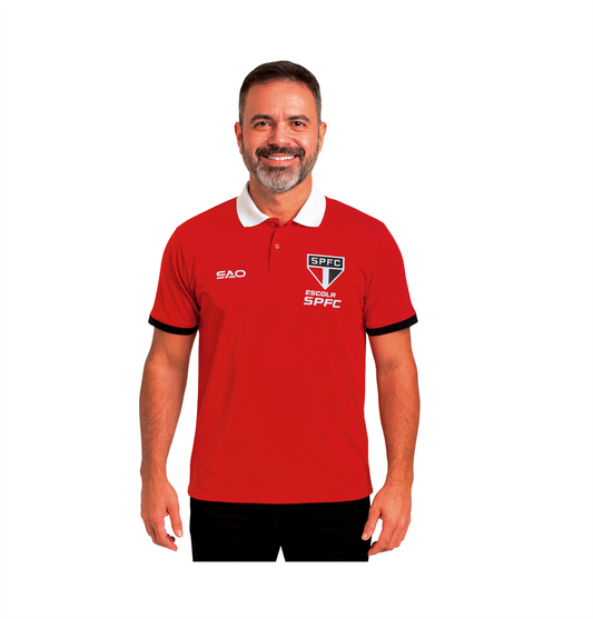 CAMISA POLO – LINHA PASSEIO - MASCULINO ( VERMELHO )