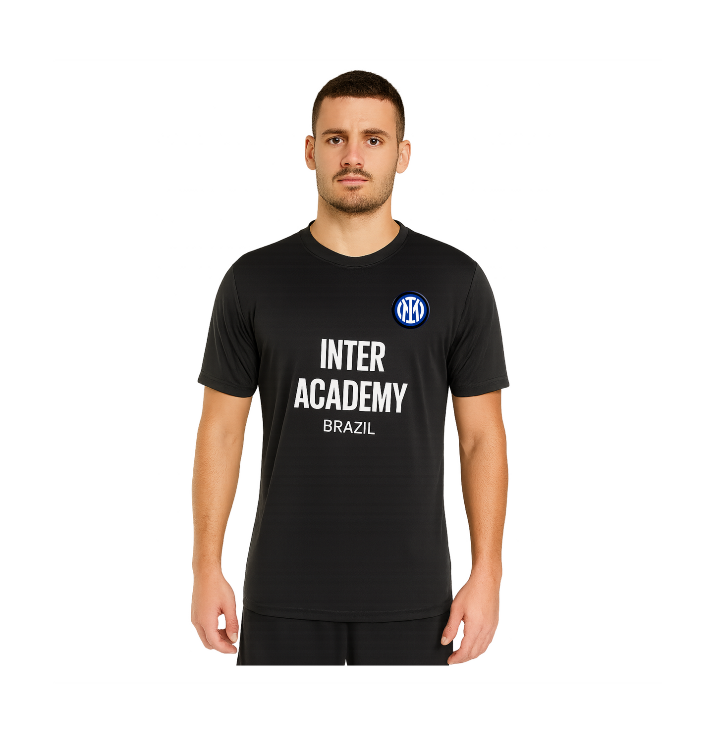 Camisa de Passeio Masculino – Inter Academy Brazil ( PRETO )