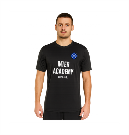 Camisa de Passeio Masculino – Inter Academy Brazil ( PRETO )