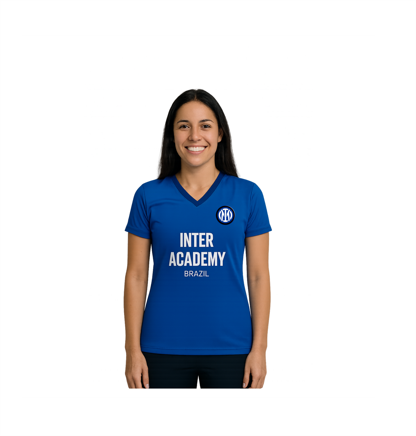 Camisa de Passeio Feminina – Inter Academy Brazil ( ROYAL )