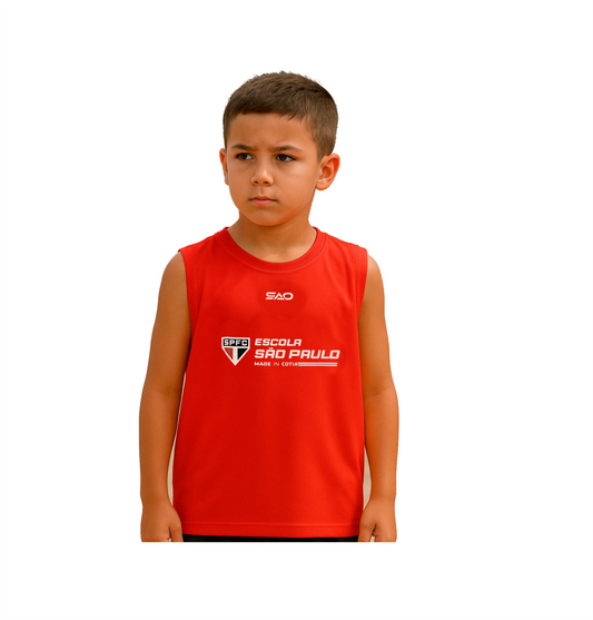 COLETES DE TREINO – ESCOLAS SPFC ( VERMELHO )